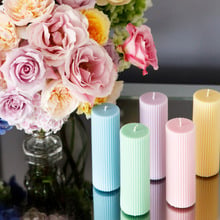 Pastel Pillar Soy-Blend Candle